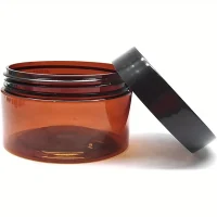 100ml Reusable Amber Plastic Jar